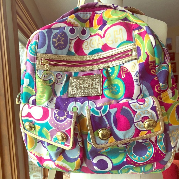 Coach Poppy Pop C  backpack - Picture 1 of 8